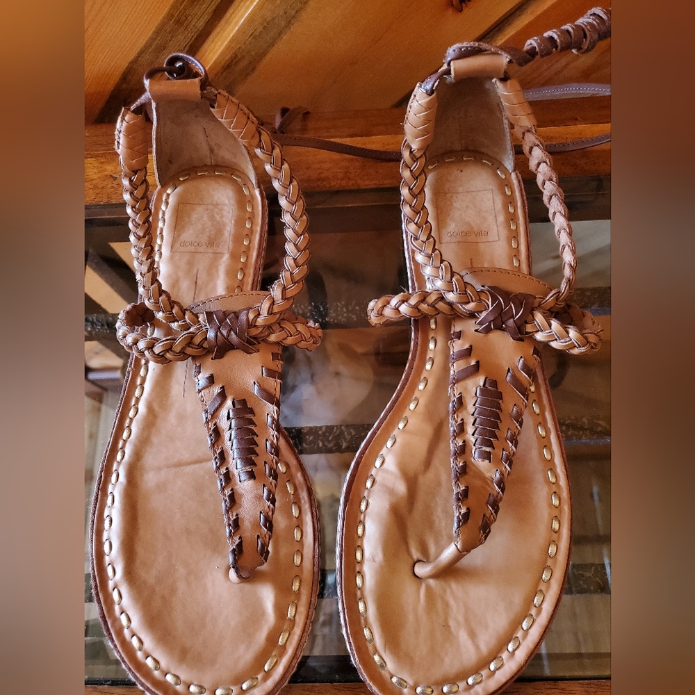 Dolce Vita Leather Gladiator Sandal